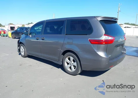 2018 Toyota Sienna L 7 Passenger from USA, damaged, VIN 5TDZZ3DCXJS901586